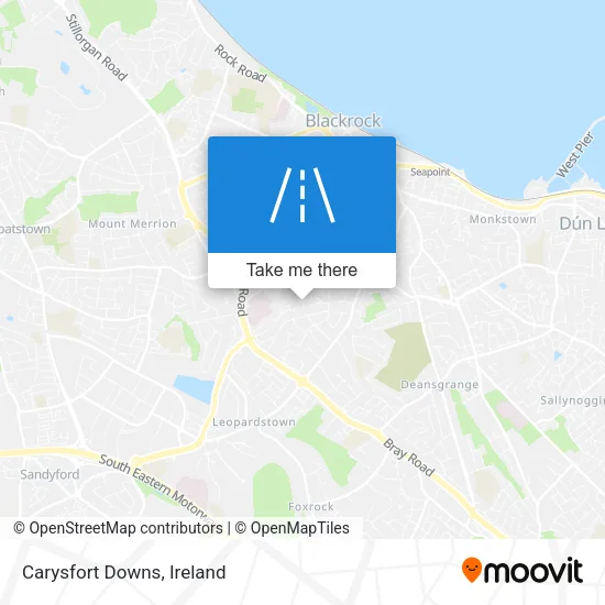 Carysfort Downs map