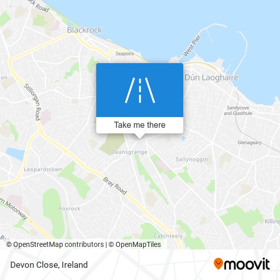 Devon Close map