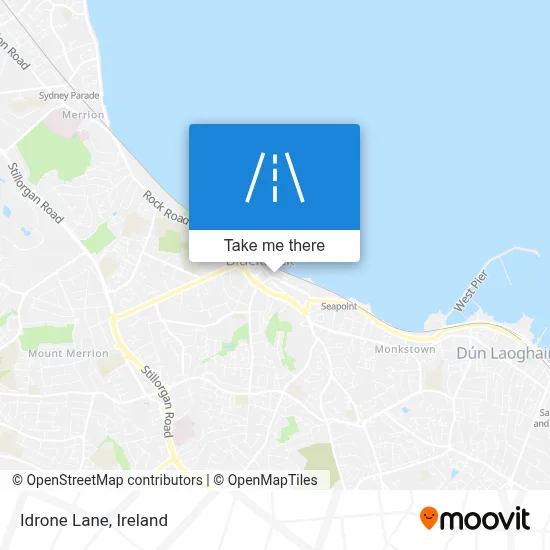 Idrone Lane map