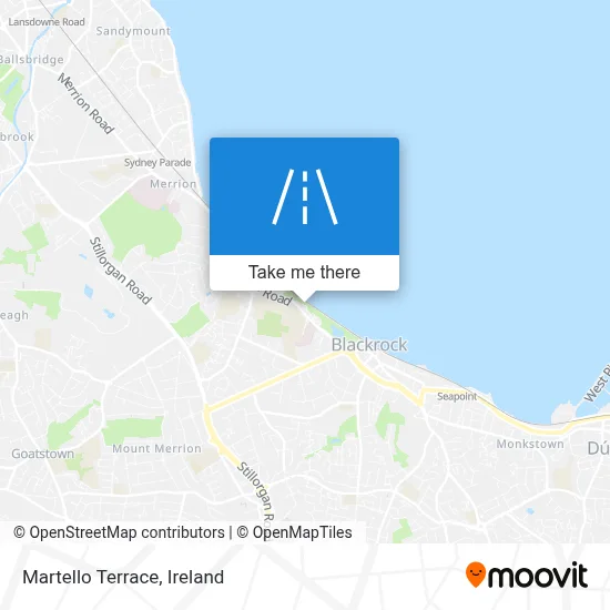 Martello Terrace map