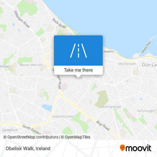 Obelisk Walk map