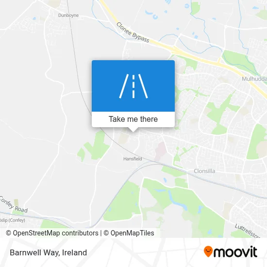 Barnwell Way map