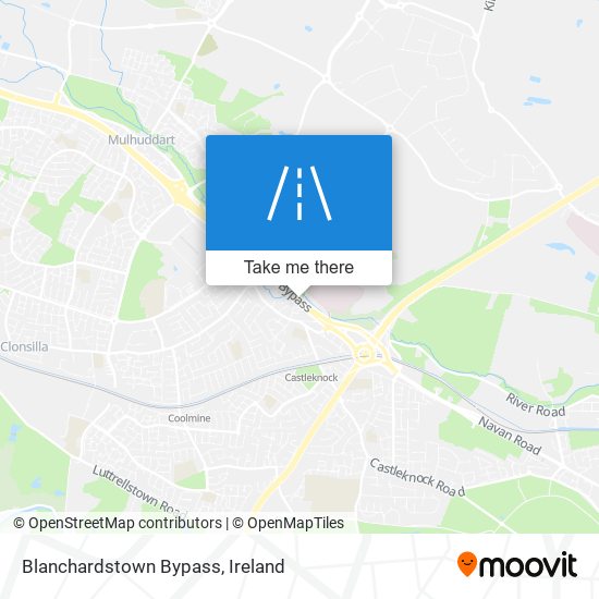 Blanchardstown Bypass map
