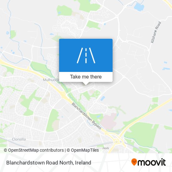 Blanchardstown Road North map