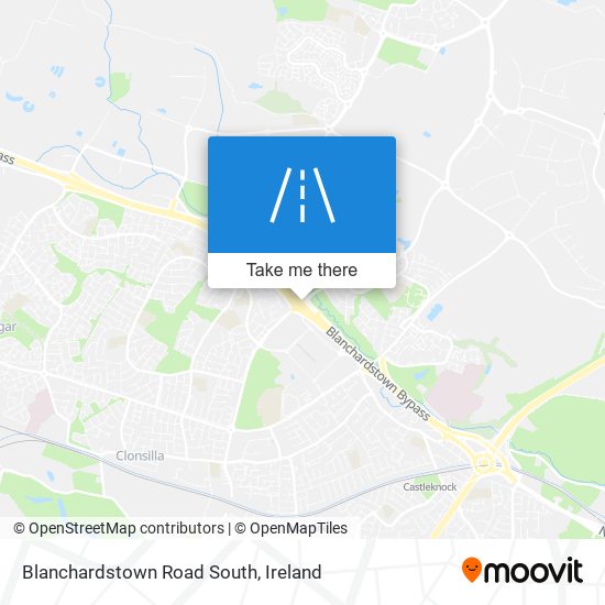 Blanchardstown Road South map