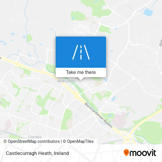 Castlecurragh Heath map