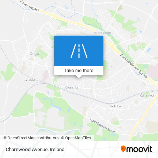 Charnwood Avenue map