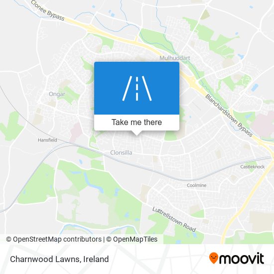 Charnwood Lawns map