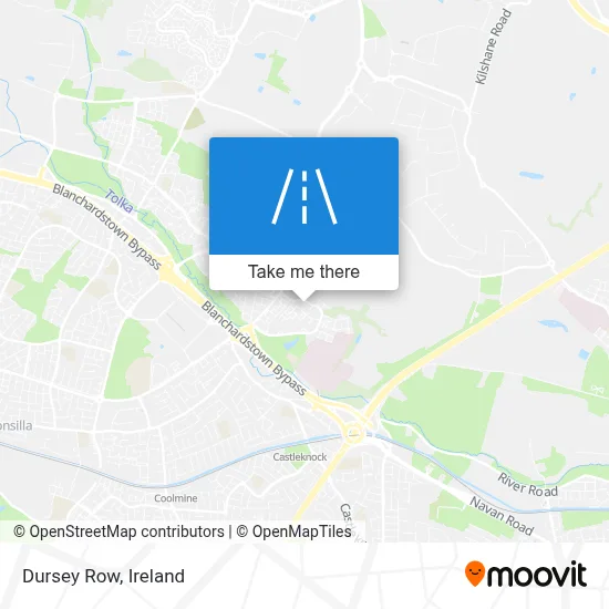 Dursey Row map