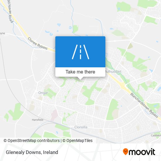 Glenealy Downs map