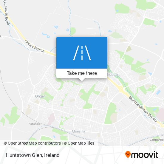 Huntstown Glen map