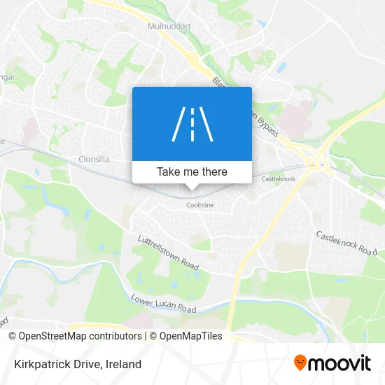 Kirkpatrick Drive map