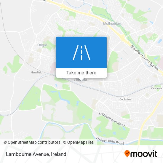 Lambourne Avenue map