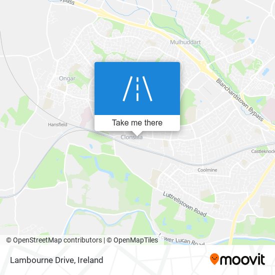 Lambourne Drive map