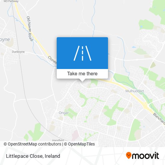 Littlepace Close map