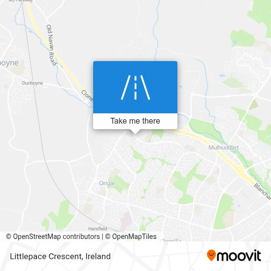 Littlepace Crescent map