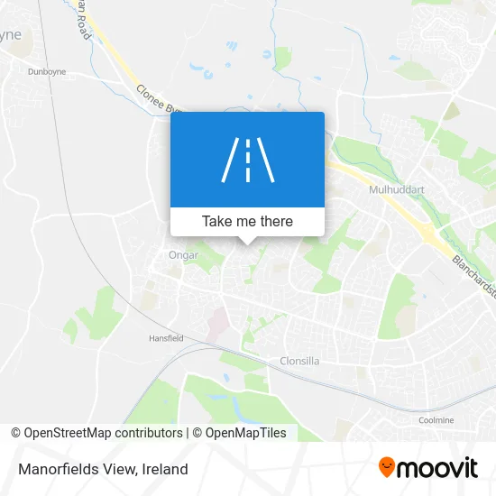 Manorfields View map