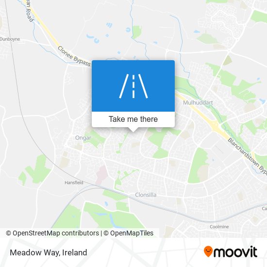 Meadow Way map