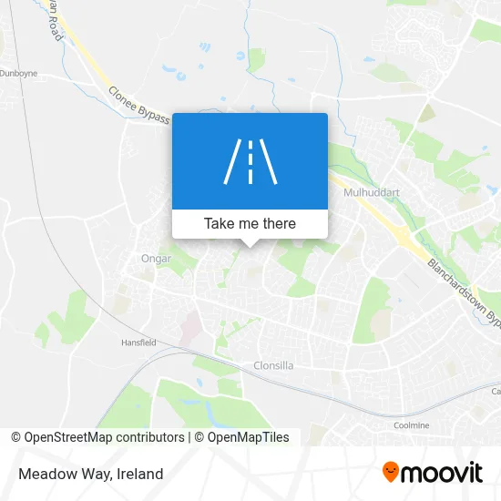 Meadow Way map