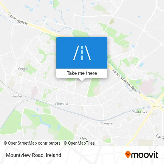 Mountview Road map