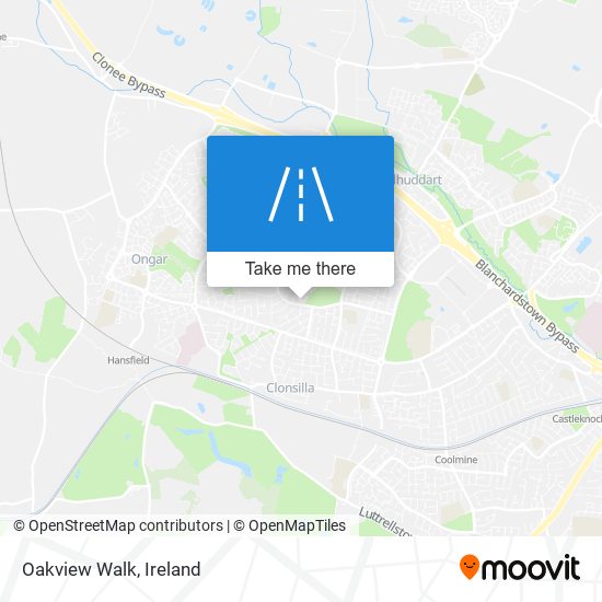 Oakview Walk map