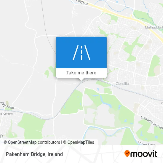 Pakenham Bridge map