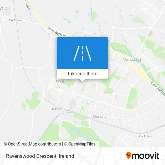 Ravenswood Crescent map