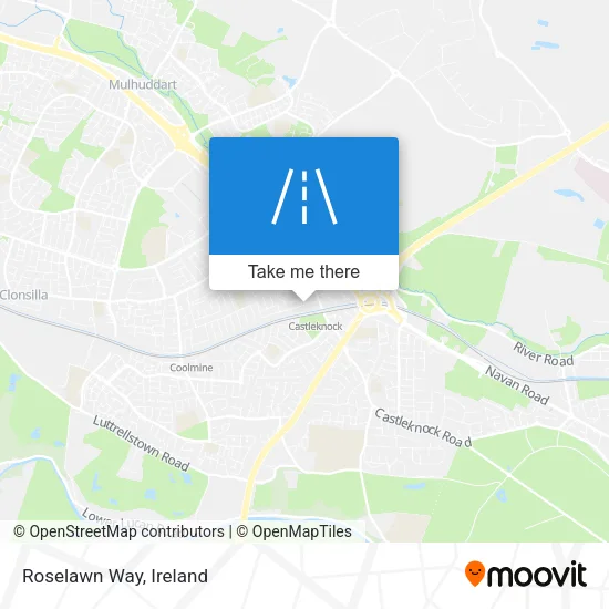 Roselawn Way map