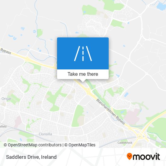 Saddlers Drive map