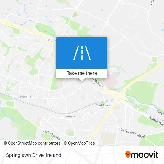 Springlawn Drive map