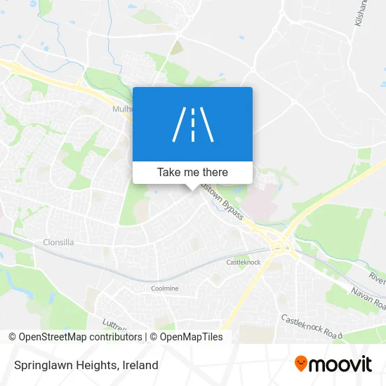Springlawn Heights map
