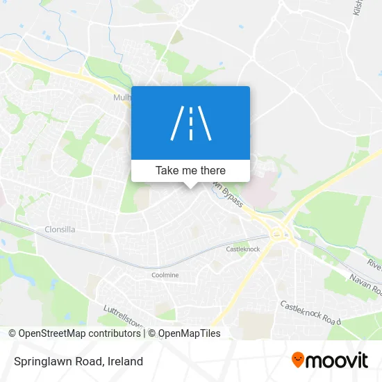 Springlawn Road map