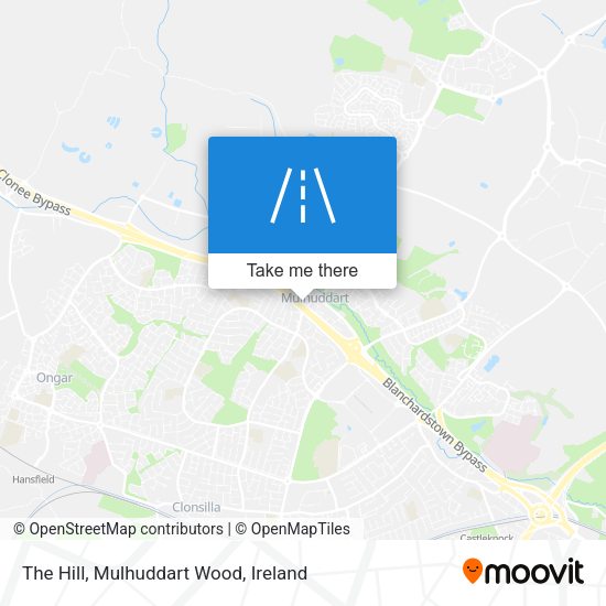 The Hill, Mulhuddart Wood map