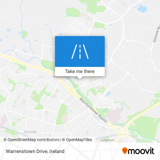 Warrenstown Drive map