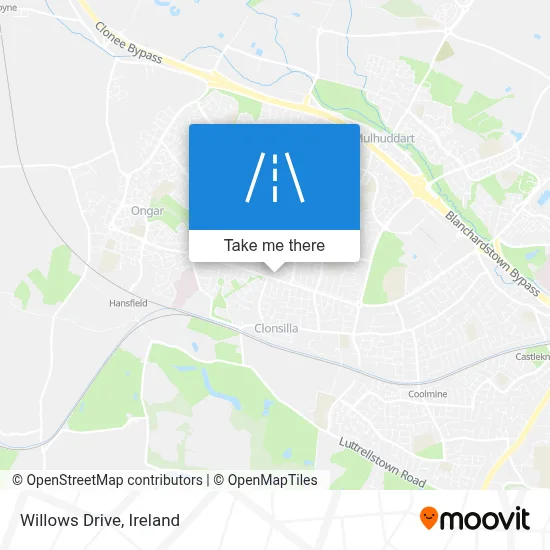 Willows Drive map