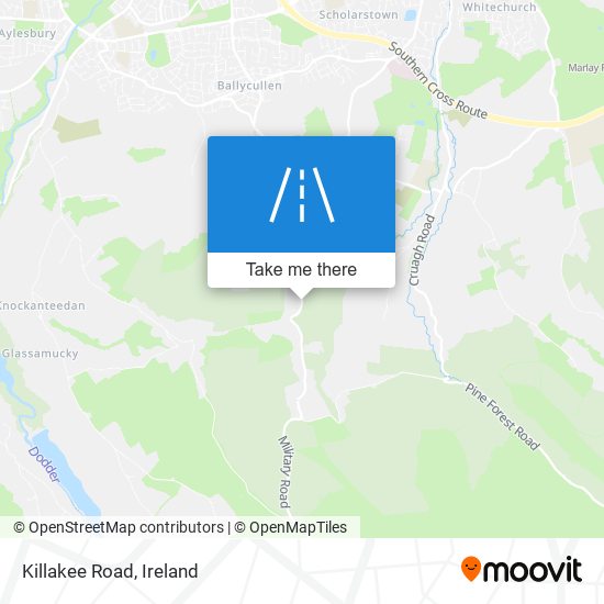 Killakee Road map