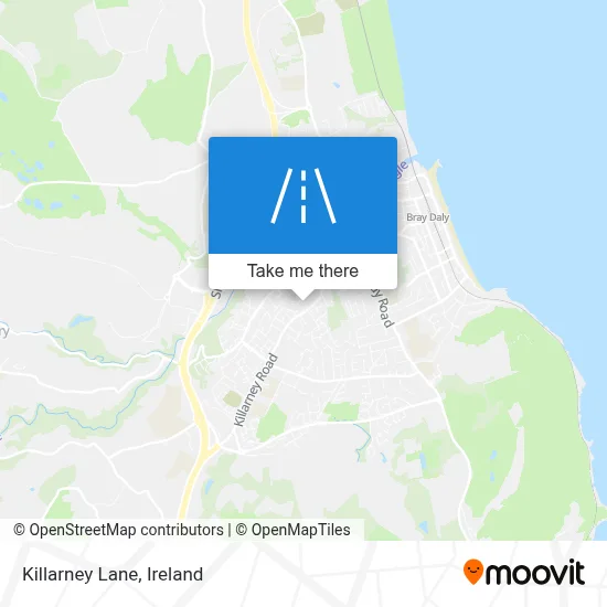 Killarney Lane map