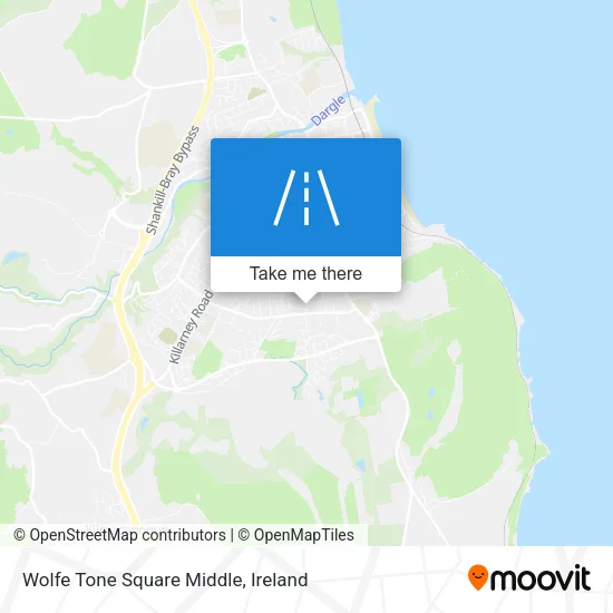 Wolfe Tone Square Middle map