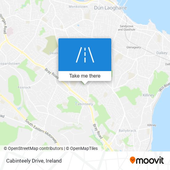 Cabinteely Drive map