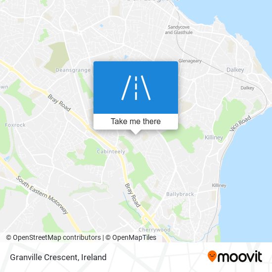 Granville Crescent map