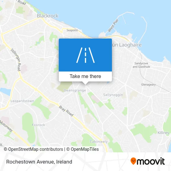 Rochestown Avenue map
