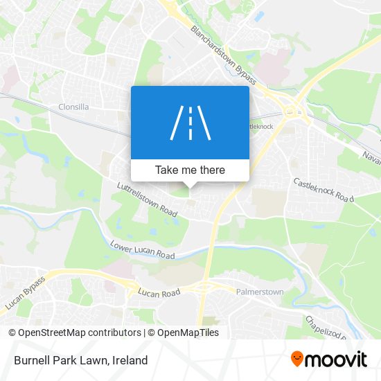 Burnell Park Lawn map