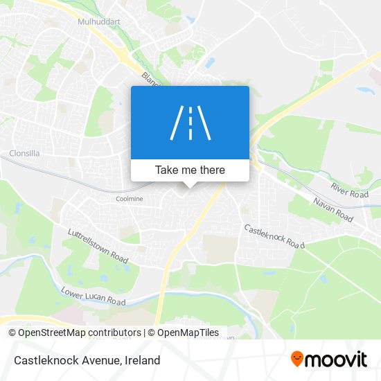 Castleknock Avenue map