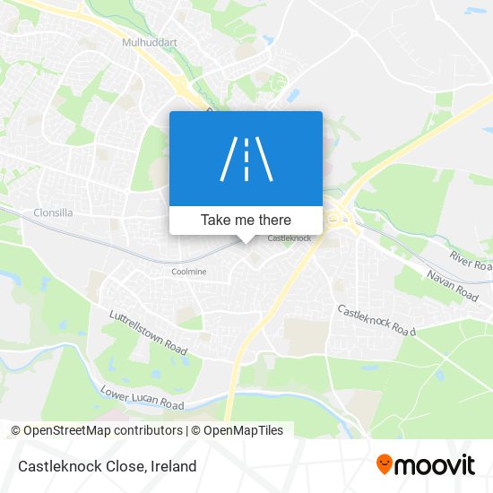 Castleknock Close map
