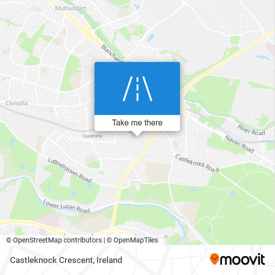 Castleknock Crescent map