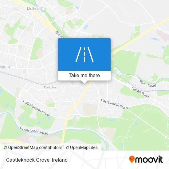 Castleknock Grove map