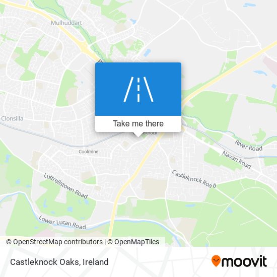 Castleknock Oaks map