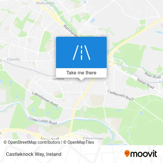 Castleknock Way map