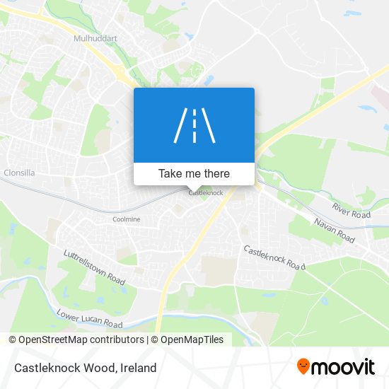 Castleknock Wood map