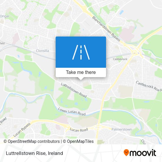 Luttrellstown Rise map